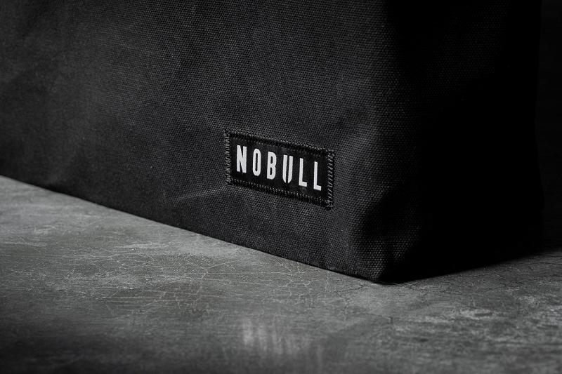 Women's Nobull Waxed Canvas Open Top Tote Bags Black | SG R3228V